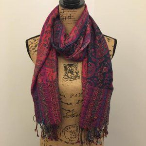 Pashmina Paisley Floral Boho Print Scarf